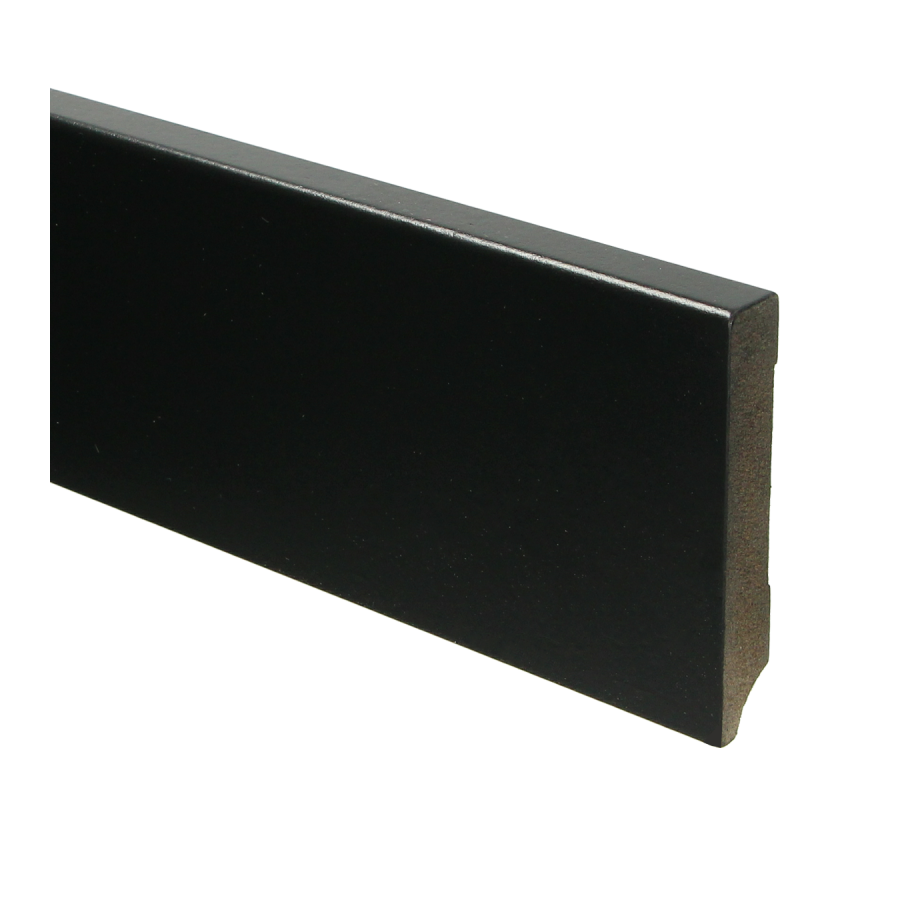 Sfeerplinten MDF Moderne plint 90x15 voorgelakt RAL 9005