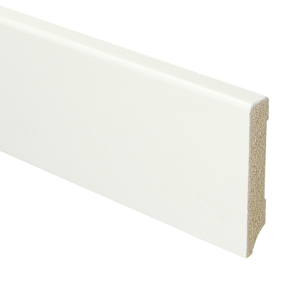 Sfeerplinten MDF Moderne plint 70x12 voorgelakt RAL 9016