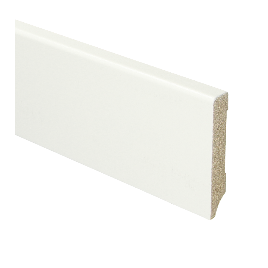 Sfeerplinten MDF Moderne plint 70x12 voorgelakt RAL 9016