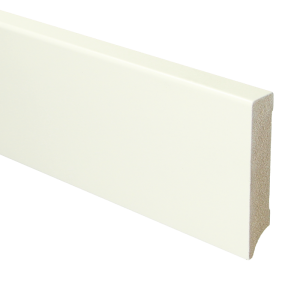 Sfeerplinten MDF Moderne plint 90x18 wit voorgelakt RAL 9010