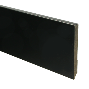 Sfeerplinten MDF Moderne plint 120x12 voorgelakt RAL 9005