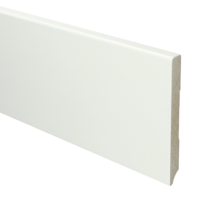 Sfeerplinten MDF Moderne plint 120x12 voorgelakt RAL 9016
