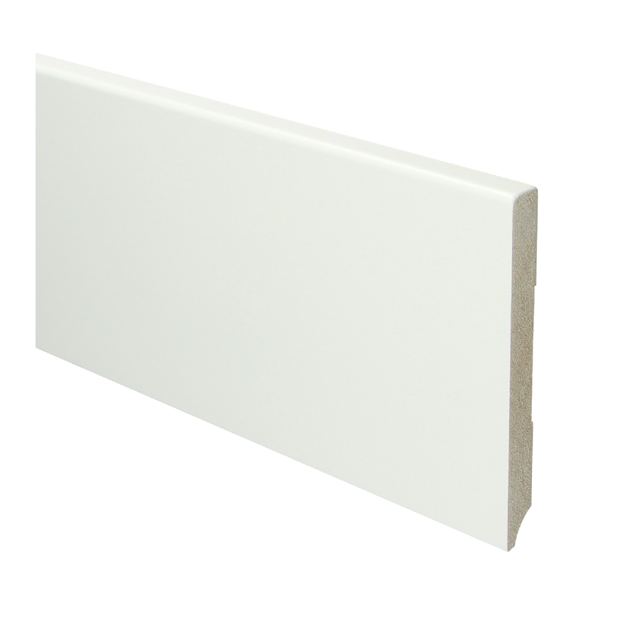 Sfeerplinten MDF Moderne plint 120x12 voorgelakt RAL 9016