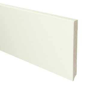 Sfeerplinten MDF Moderne plint 150x15 wit voorgelakt RAL 9010