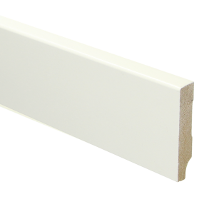 Sfeerplinten MDF Moderne plint 55x12 wit voorgelakt RAL 9010