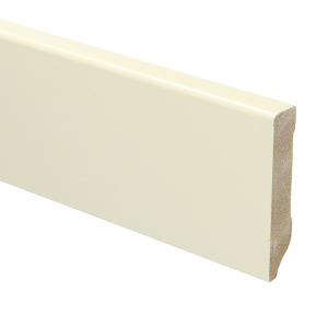 Sfeerplinten MDF Moderne plint 70x12 voorgelakt RAL 9001