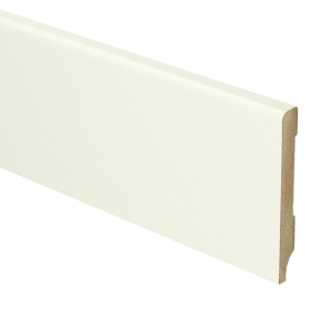 Sfeerplinten MDF Moderne plint 70x9 wit voorgelakt RAL 9010