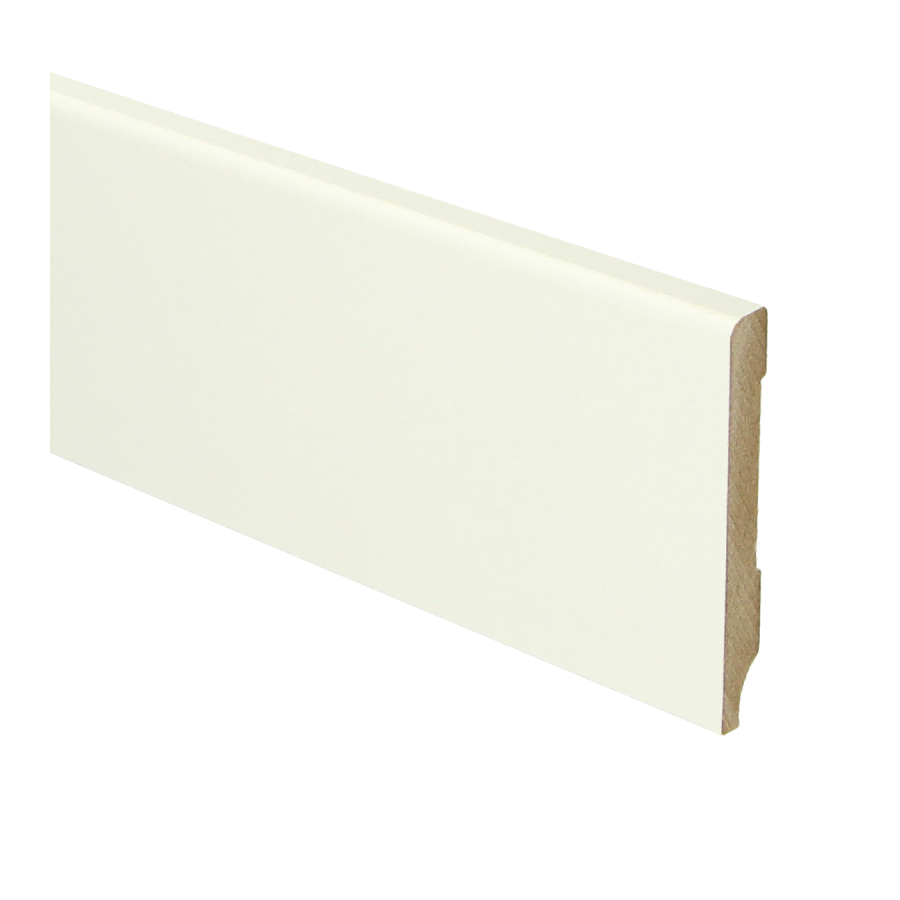 Sfeerplinten MDF Moderne plint 70x9 wit voorgelakt RAL 9010