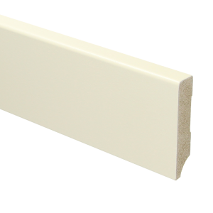 Sfeerplinten MDF Moderne plint 70x15 voorgelakt RAL 9001