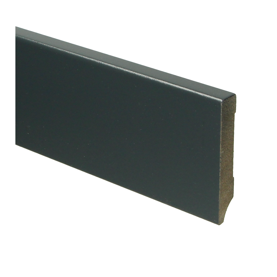 Sfeerplinten MDF Moderne plint 70x12 voorgelakt RAL 7016