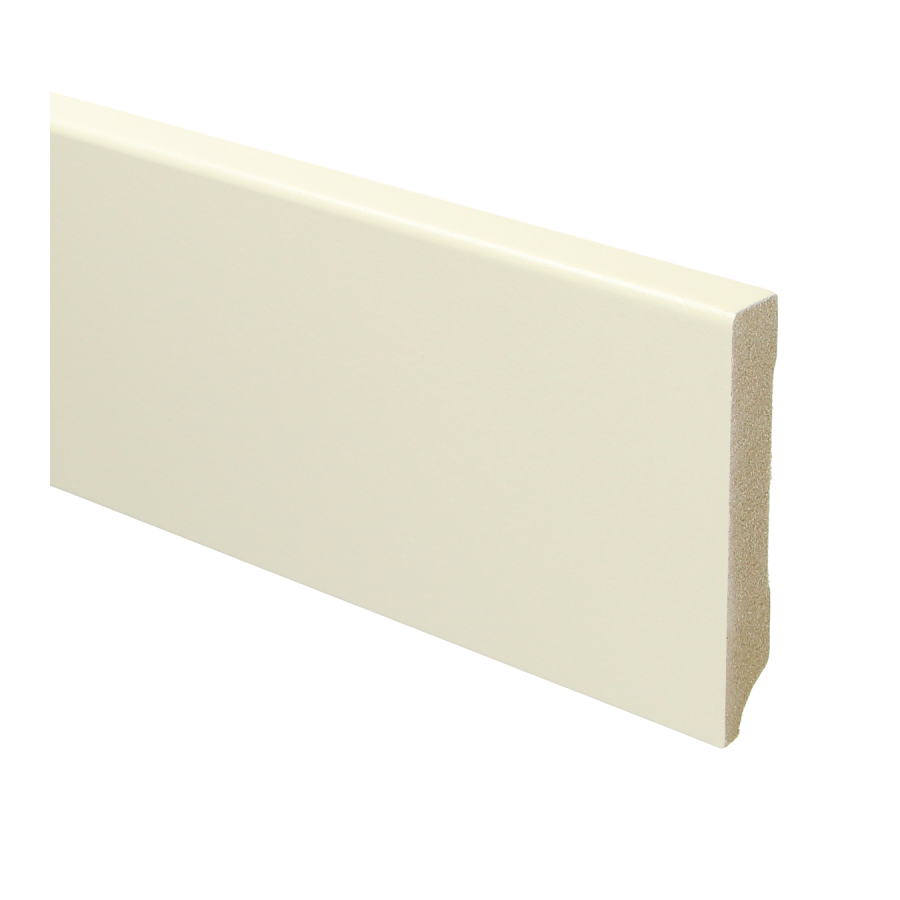 Sfeerplinten MDF Moderne plint 90x15 voorgelakt RAL 9001