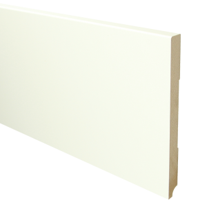 Sfeerplinten MDF Moderne plint 190x15 wit voorgelakt RAL 9010