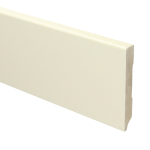 Sfeerplinten MDF Moderne plint 90x12 voorgelakt RAL 9001