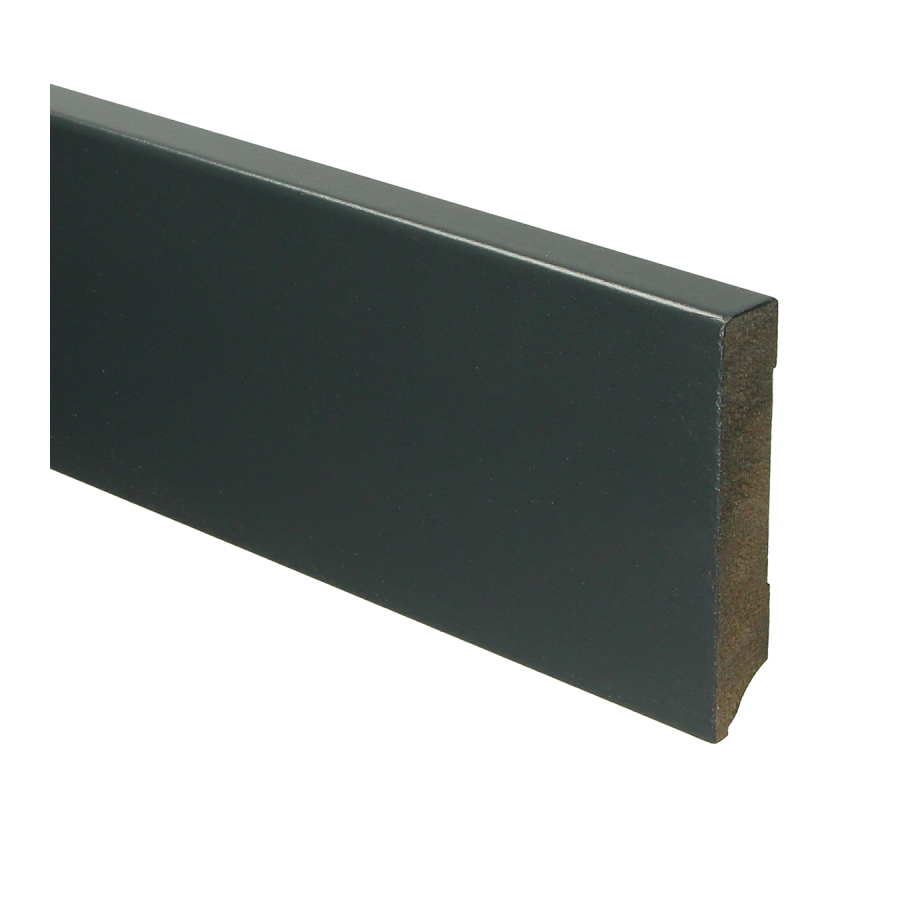 Sfeerplinten MDF Moderne plint 90x15 voorgelakt RAL 7016