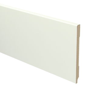 Sfeerplinten MDF Moderne plint 120x9 wit voorgelakt RAL 9010