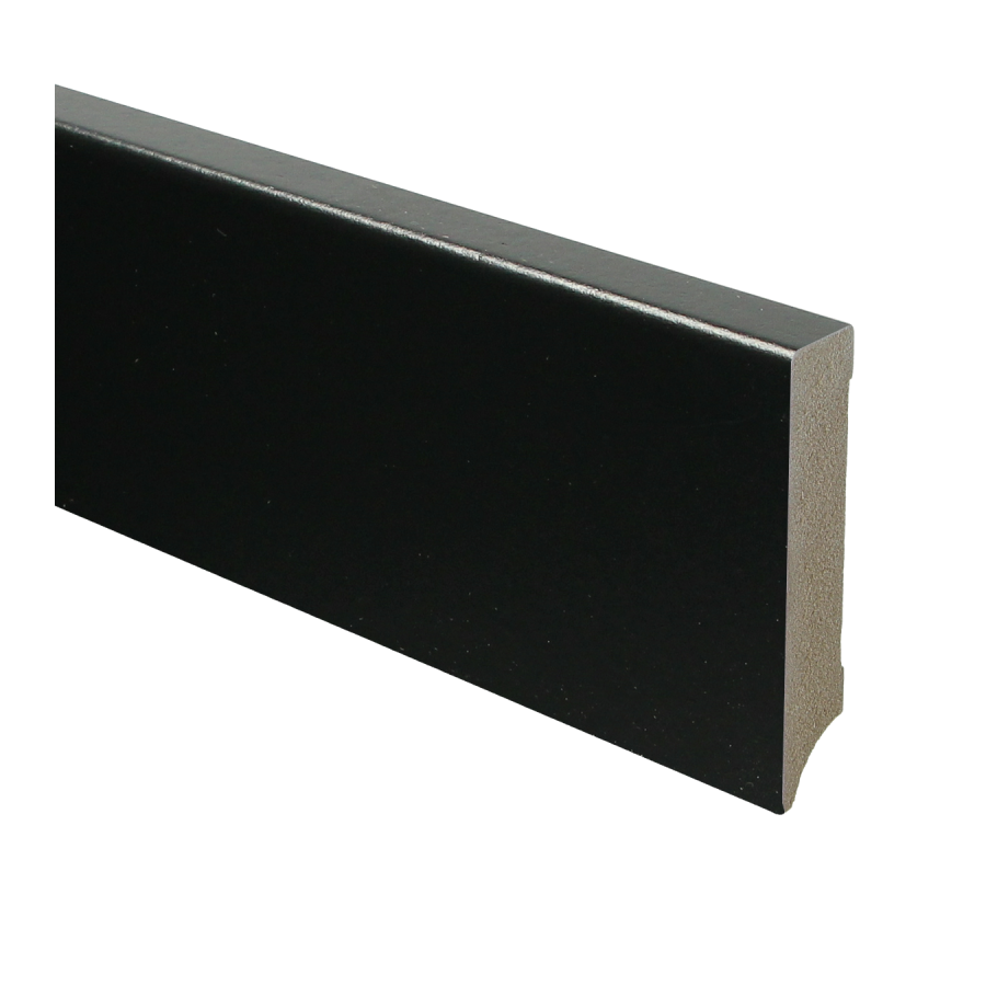 Sfeerplinten MDF Moderne plint 90x18 voorgelakt RAL 9005