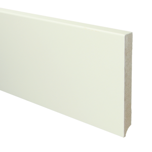 Sfeerplinten MDF Moderne plint 150x18 wit voorgelakt RAL 9010