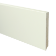 Sfeerplinten MDF Moderne plint 150x18 wit voorgelakt RAL 9010