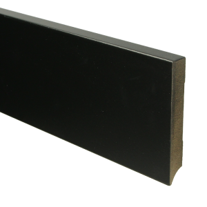 Sfeerplinten MDF Moderne plint 120x18 voorgelakt RAL 9005