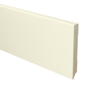 Sfeerplinten MDF Moderne plint 120x15 voorgelakt RAL 9001