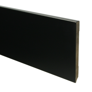 Sfeerplinten MDF Moderne plint 150x12 voorgelakt RAL 9005