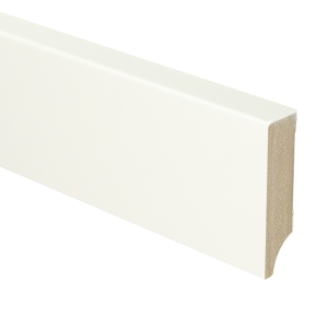 Sfeerplinten MDF Moderne plint 70x18 voorgelakt RAL 9016