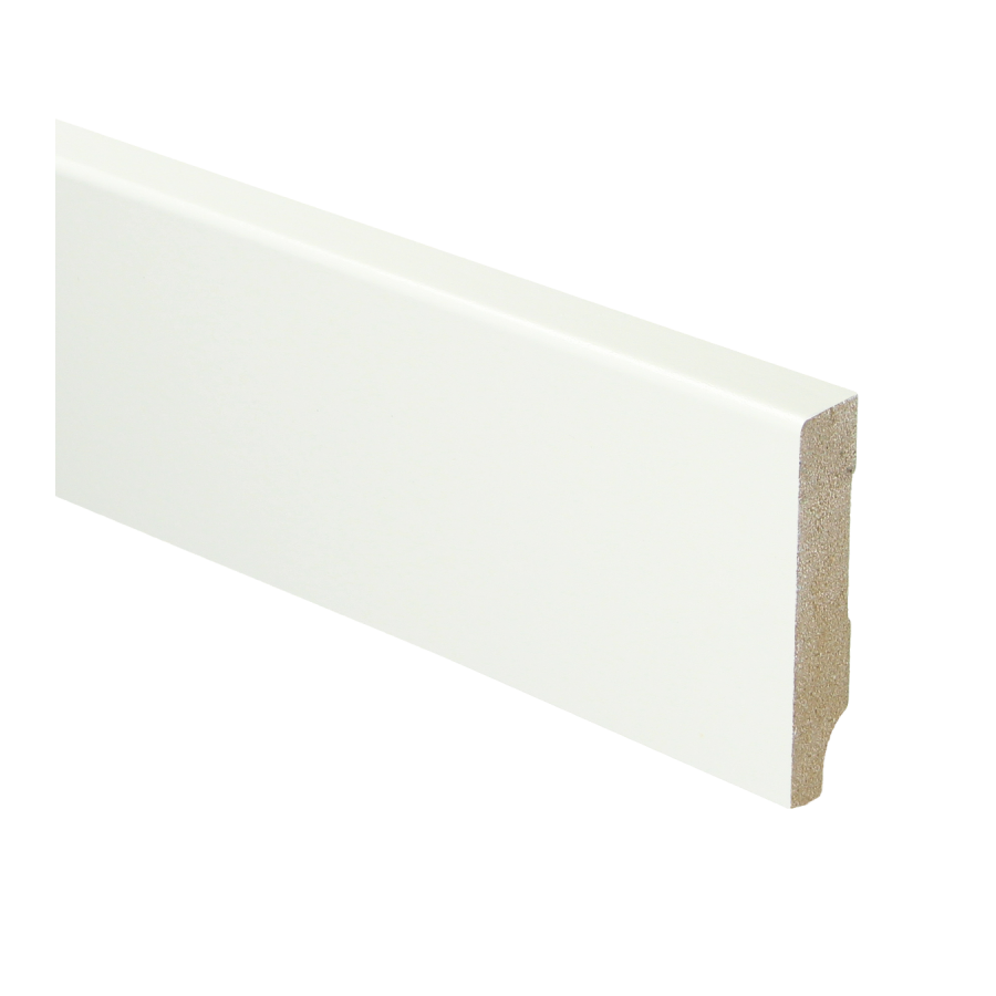 Sfeerplinten MDF Moderne plint 55x12 voorgelakt RAL 9016