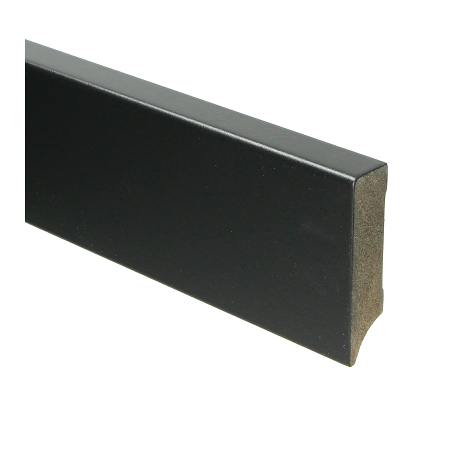 Sfeerplinten MDF Moderne plint 70x18 voorgelakt RAL 9005
