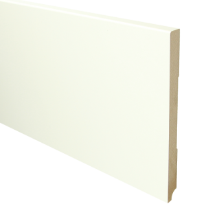 Sfeerplinten MDF Moderne plint 220x18 wit voorgelakt RAL 9010