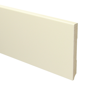 Sfeerplinten MDF Moderne plint 120x12 voorgelakt RAL 9001