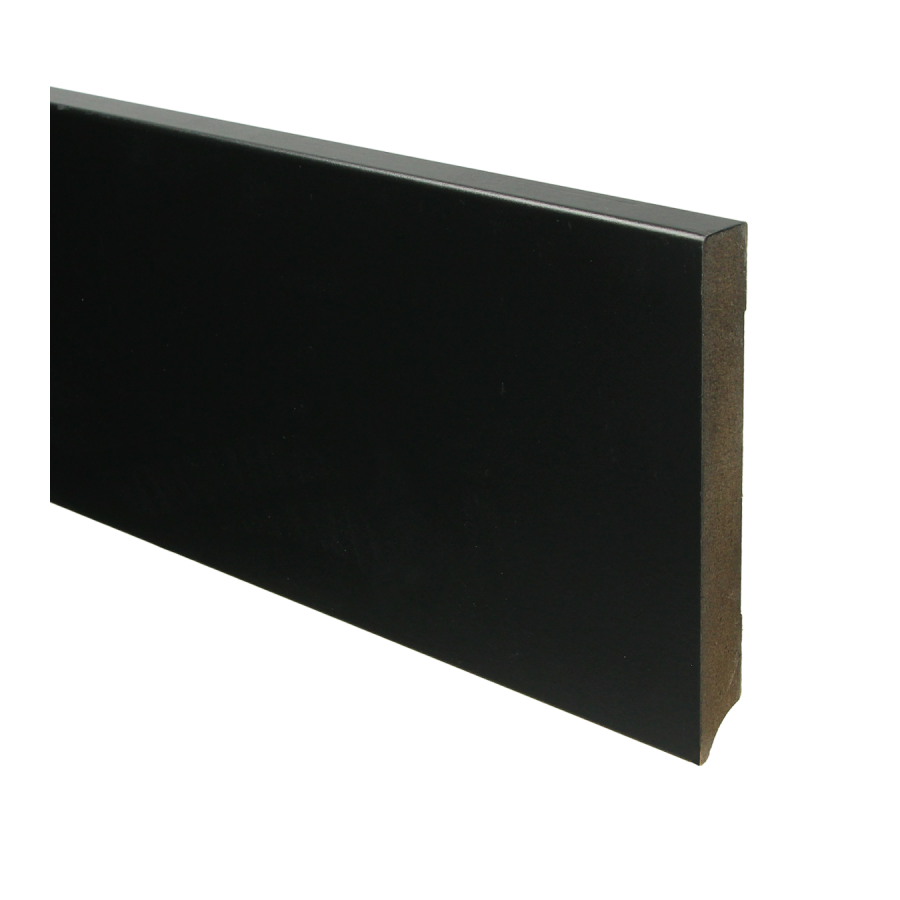 Sfeerplinten MDF Moderne plint 150x18 voorgelakt RAL 9005