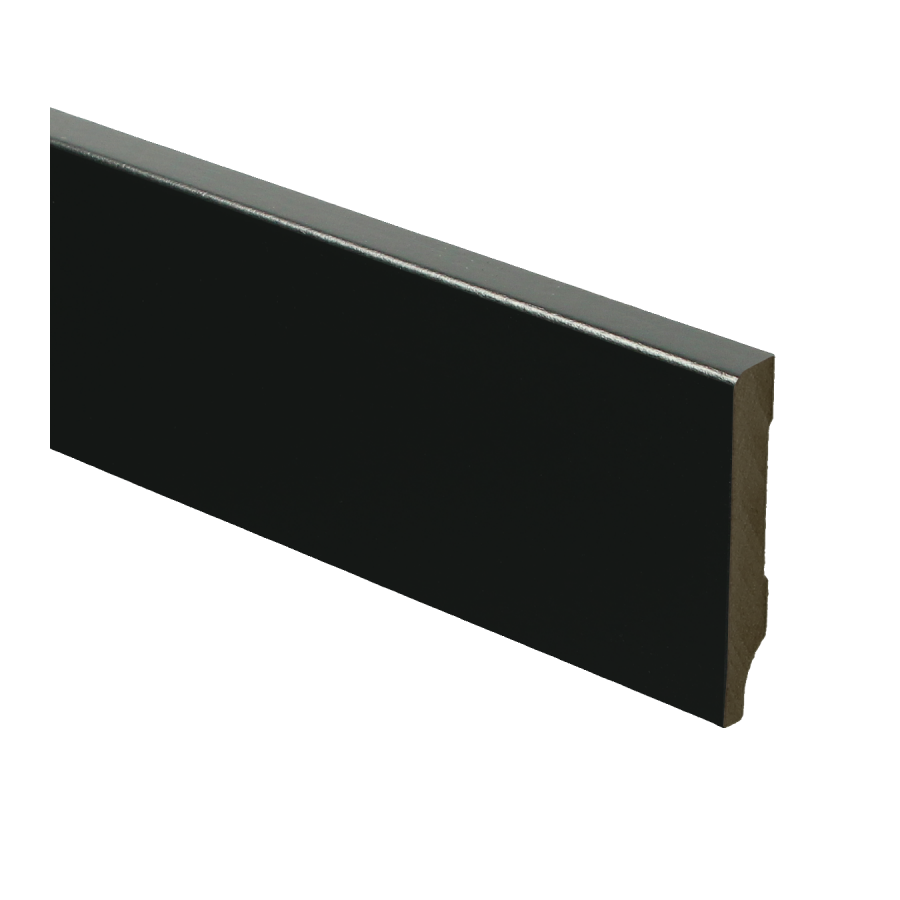 Sfeerplinten MDF Moderne plint 55x9 voorgelakt RAL 9005
