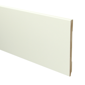 Sfeerplinten MDF Moderne plint 150x9 wit voorgelakt RAL 9010