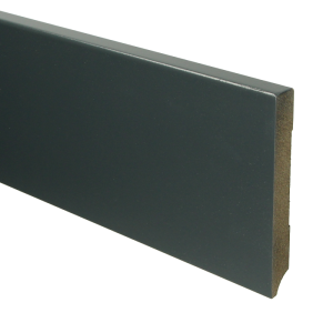 Sfeerplinten MDF Moderne plint 120x15 voorgelakt RAL 7016