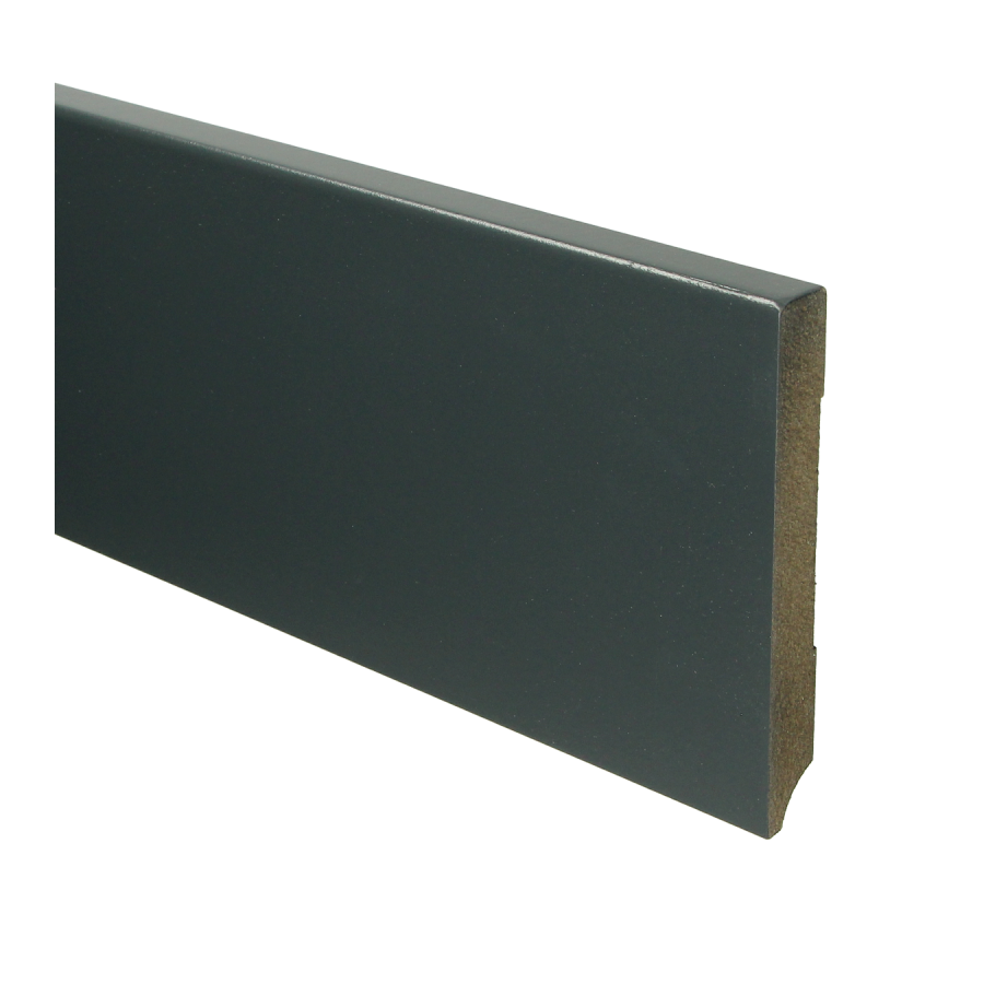 Sfeerplinten MDF Moderne plint 120x15 voorgelakt RAL 7016