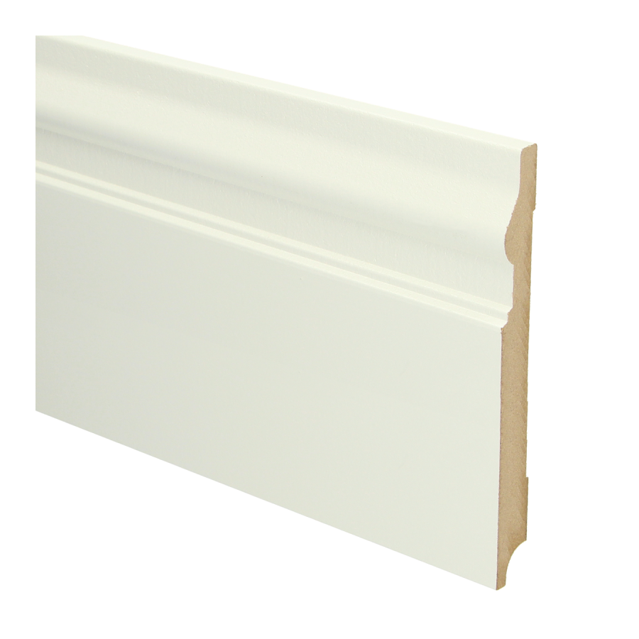 Sfeerplinten MDF Renaissance plint 190x18 wit voorgelakt RAL 9010