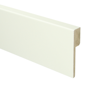 Sfeerplinten MDF Renovatieplint modern 90x18 voorgelakt RAL 9010