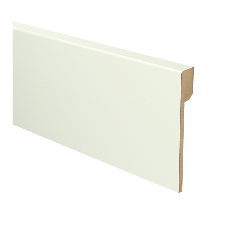 Sfeerplinten MDF Renovatieplint modern 120x18 voorgelakt RAL 9010