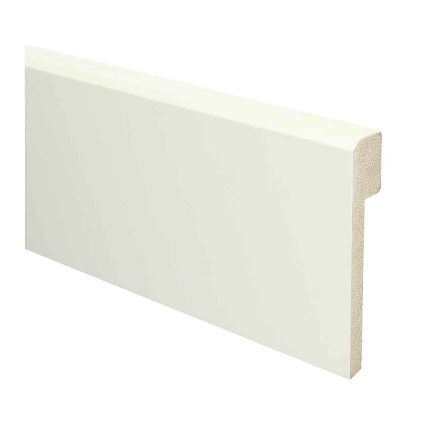 Sfeerplinten MDF Renovatieplint klassiek 120x22 voorgelakt RAL 9010