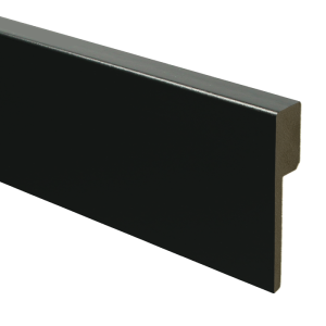 Sfeerplinten MDF Renovatieplint modern 90x18 voorgelakt RAL 9005