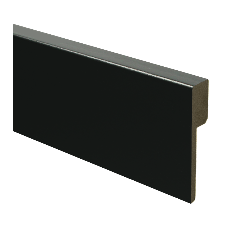 Sfeerplinten MDF Renovatieplint modern 90x18 voorgelakt RAL 9005