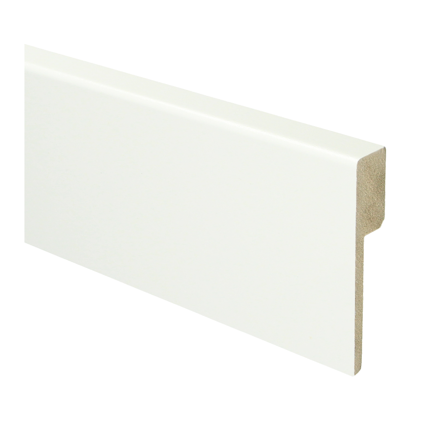 Sfeerplinten MDF Renovatieplint modern 90x18 voorgelakt RAL 9016