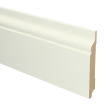 Sfeerplinten MDF Romantische plint 120x15 wit voorgelakt RAL 9010