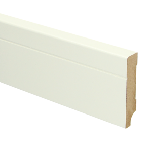 Sfeerplinten MDF Tijdloze plint 70x15 wit voorgelakt RAL 9010