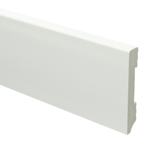 Sfeerplinten Watervaste kunststof Moderne plint 90x15 wit