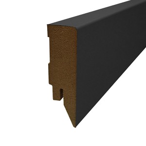 Bodiax blokplint 58 x 16 mm. folie zwart
