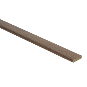Afwerkl. met plakstrip eiken donker vernist