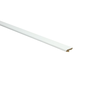 Afwerkl. met plakstrip eiken wit gelakt