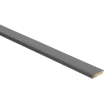 Afwerkl. met plakstrip zwart geolied