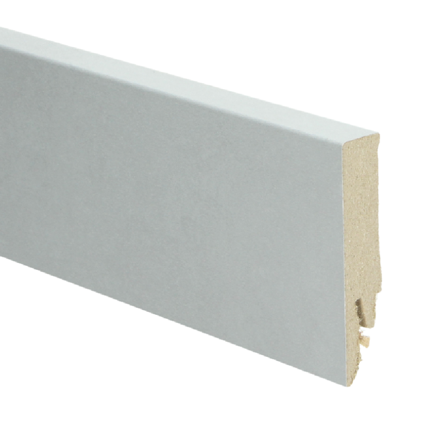 Rechte folieplint 70x14 minimal lichtgrijs